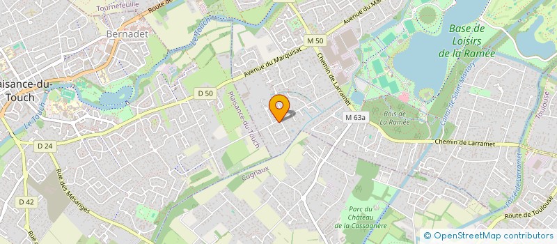 localisation de l'entreprise MDN ENERGIE à TOURNEFEUILLE