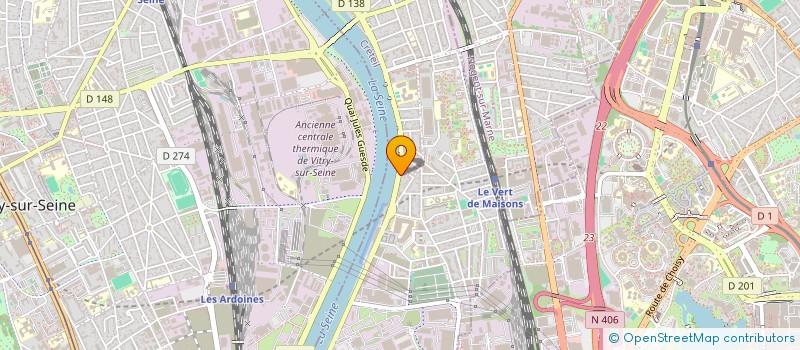 localisation de l'entreprise MDN HOLDING à ALFORTVILLE
