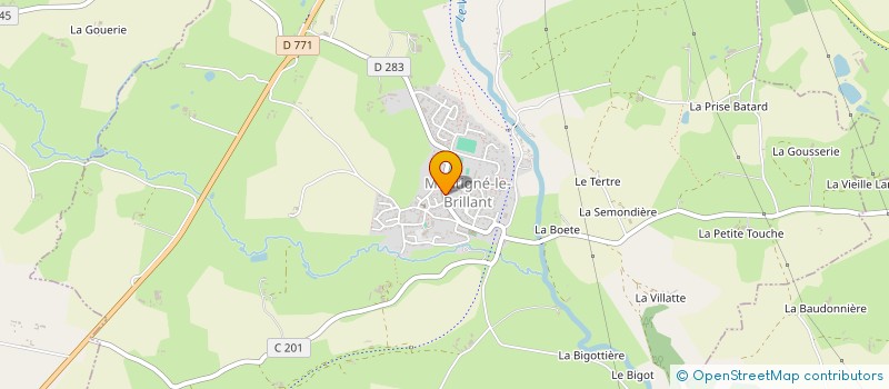 localisation de l'entreprise MDN LE FRANCHE COMTE  MONTIGNE-LE-BRILLANT