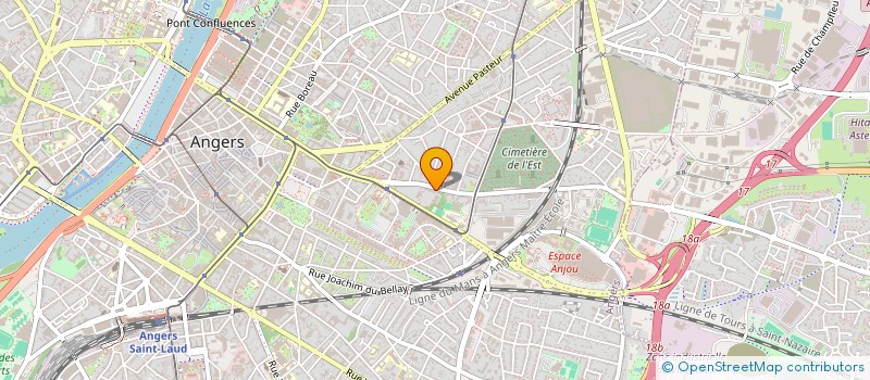 localisation de l'entreprise MDN NEGOCE 49 à ANGERS