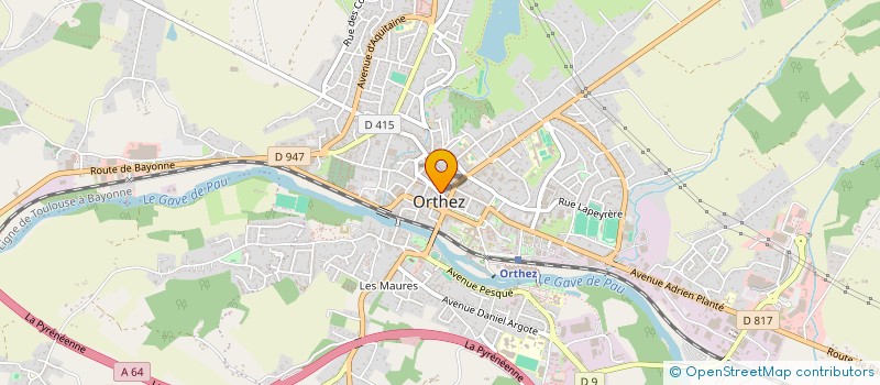 localisation de l'entreprise MDN PRODUCTION  ORTHEZ