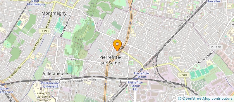 localisation de l'entreprise MDN RECORDS à PIERREFITTE-SUR-SEINE