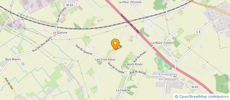 localisation de l'entreprise MDN SECURITE à ENNETIERES-EN-WEPPES