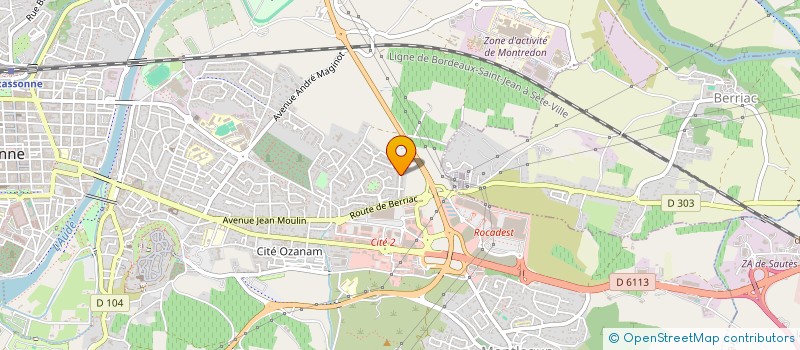 localisation de l'entreprise MDN STUDIO  CARCASSONNE