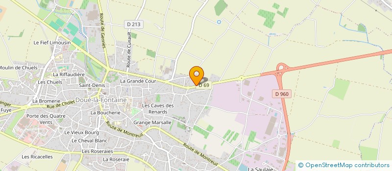 localisation de l'entreprise MDNB  DOUE-EN-ANJOU