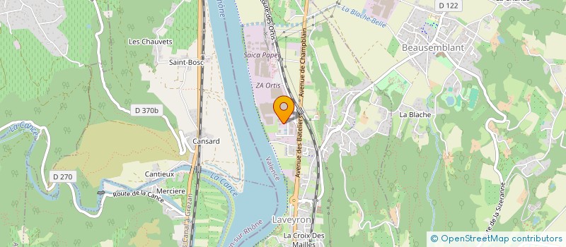 localisation de l'entreprise MDNH  LAVEYRON