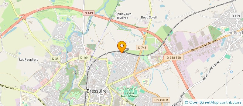 localisation de l'entreprise MDNV PATRIMOINE  BRESSUIRE