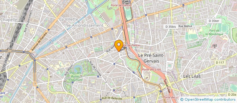 localisation de l'entreprise MDO à PARIS