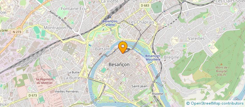 localisation de l'entreprise MDO à BESANCON