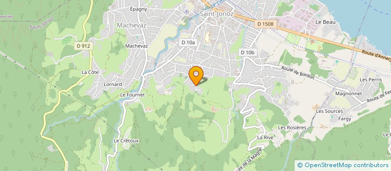 localisation de l'entreprise MDO  SAINT-JORIOZ