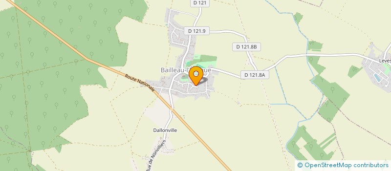 localisation de l'entreprise MDO FINANCES à BAILLEAU-L'EVEQUE