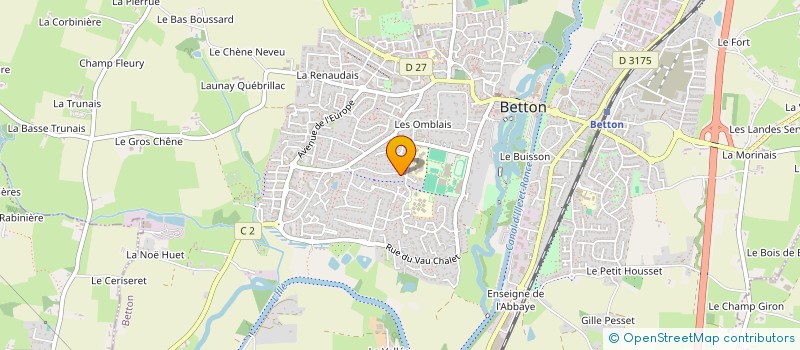 localisation de l'entreprise MDO-LAVOISIER  BETTON