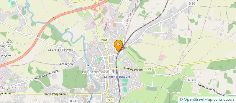 localisation de l'entreprise MDORE HOLDING à LA ROCHEFOUCAULD-EN-ANGOUMOIS
