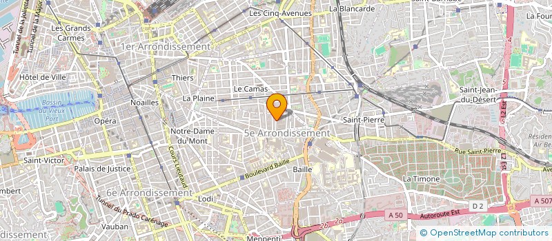 localisation de l'entreprise MDP 13 à MARSEILLE