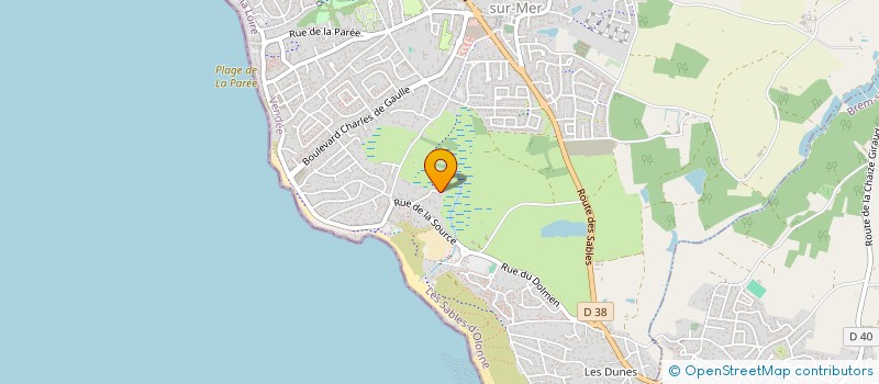 localisation de l'entreprise MDP  BRETIGNOLLES-SUR-MER