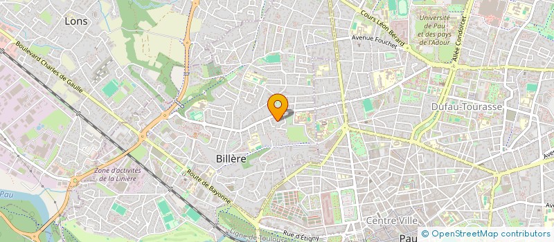 localisation de l'entreprise MDP  BILLERE