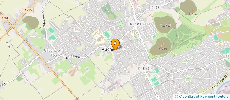 localisation de l'entreprise MDP 62  AUCHEL