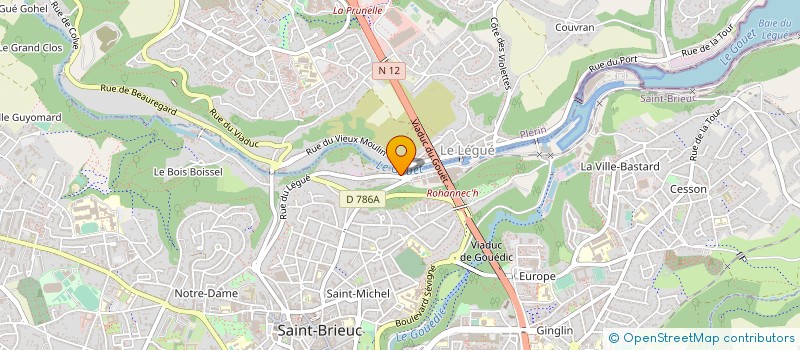 localisation de l'entreprise MDP 7 à SAINT-BRIEUC
