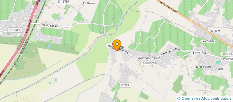 localisation de l'entreprise MDP  SAINT-ROMAIN-LA-VIRVEE