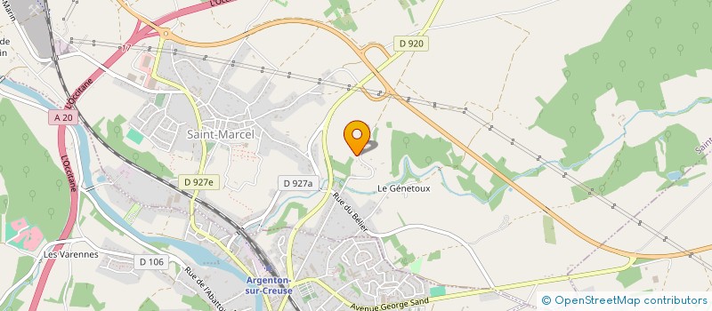 localisation de l'entreprise MDP à SAINT-MARCEL