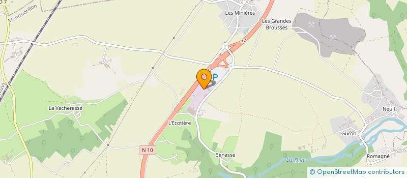 localisation de l'entreprise MDP AUTOMOBILES à VALENCE-EN-POITOU