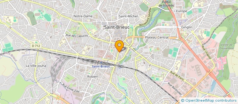 localisation de l'entreprise MDP CHAUFFAGE à SAINT-BRIEUC