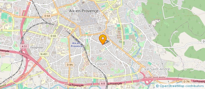 localisation de l'entreprise MDP HOLDING à AIX-EN-PROVENCE