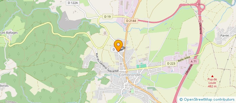 localisation de l'entreprise MDP IMMO  COMBRONDE