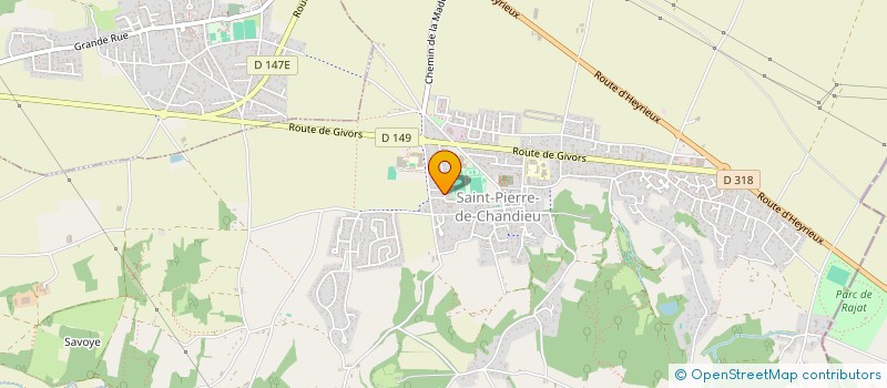 localisation de l'entreprise MDP INDUSTRY  SAINT-PIERRE-DE-CHANDIEU