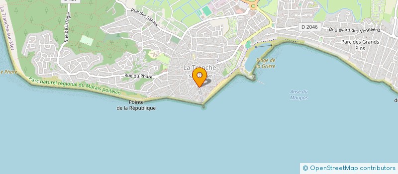 localisation de l'entreprise MDP LA TRANCHE  LA TRANCHE-SUR-MER