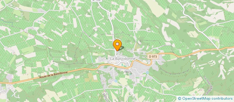 localisation de l'entreprise MDP LE CHATEAU  LA BASTIDONNE