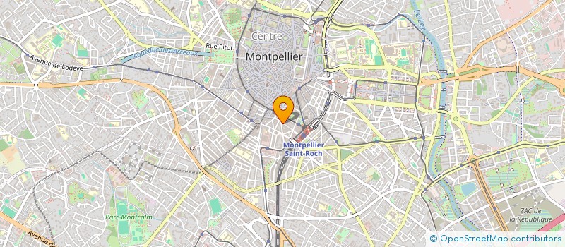 localisation de l'entreprise MDP POISSONNERIE à MONTPELLIER