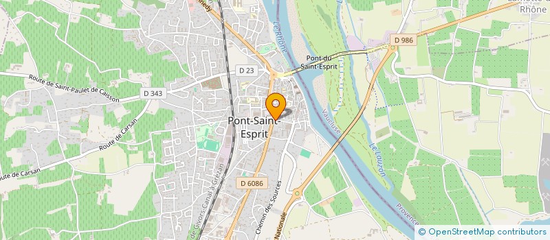 localisation de l'entreprise MDP SAUVETON à PONT-SAINT-ESPRIT
