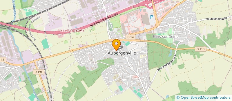 localisation de l'entreprise MDP TRANSMISSION à AUBERGENVILLE