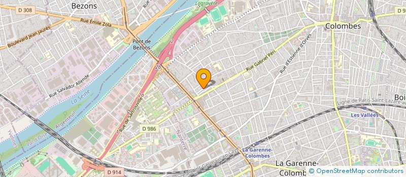 localisation de l'entreprise MDP TRANSMISSION à COLOMBES