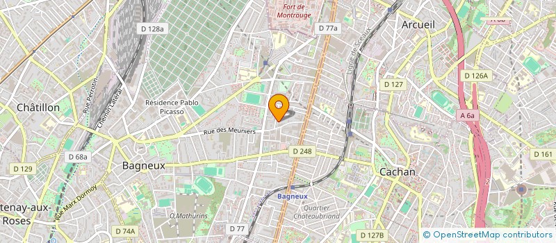 localisation de l'entreprise MDPFF à BAGNEUX