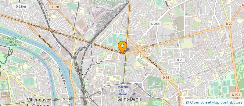 localisation de l'entreprise MDPG PROTECTION à SAINT-DENIS