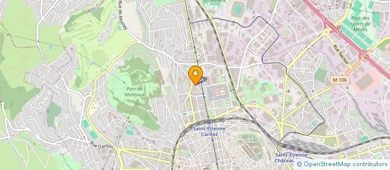 localisation de l'entreprise MDPLUS à SAINT-ETIENNE