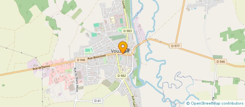 localisation de l'entreprise MDPROD  VOUZIERS