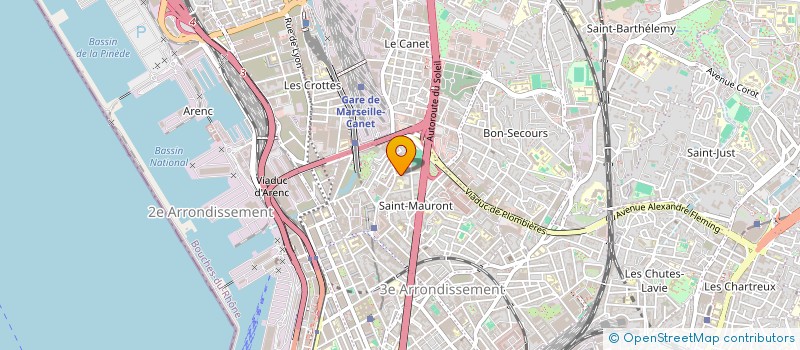 localisation de l'entreprise MDPS AUTO PRESTIGE à MARSEILLE