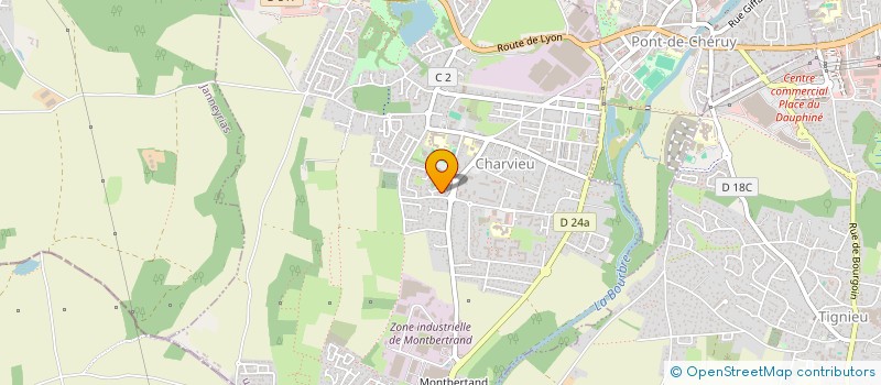 localisation de l'entreprise MDPS INVESTISSEMENT  CHARVIEU-CHAVAGNEUX