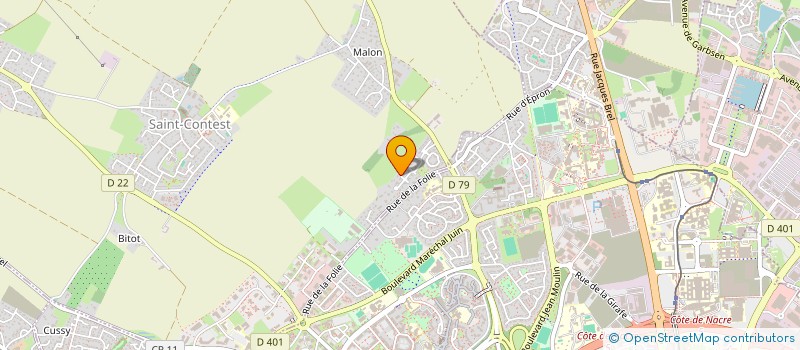 localisation de l'entreprise MDQR  SAINT-CONTEST