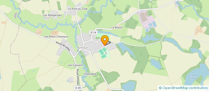 localisation de l'entreprise MDR à ARTHON