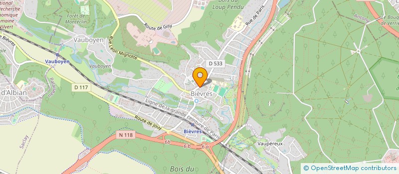 localisation de l'entreprise MDR + à BIEVRES