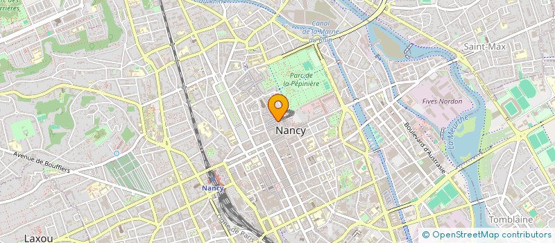 localisation de l'entreprise MDR  NANCY