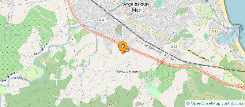localisation de l'entreprise MDR à ARGELES-SUR-MER