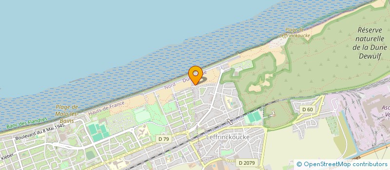 localisation de l'entreprise MDR  LEFFRINCKOUCKE