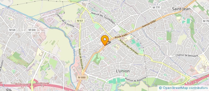 localisation de l'entreprise MDR CHIRURGIE BUCCALE  PECHBUSQUE