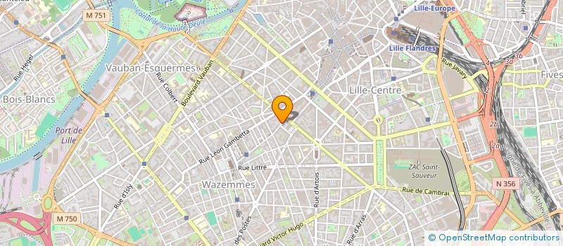 localisation de l'entreprise MDR PROD à LILLE