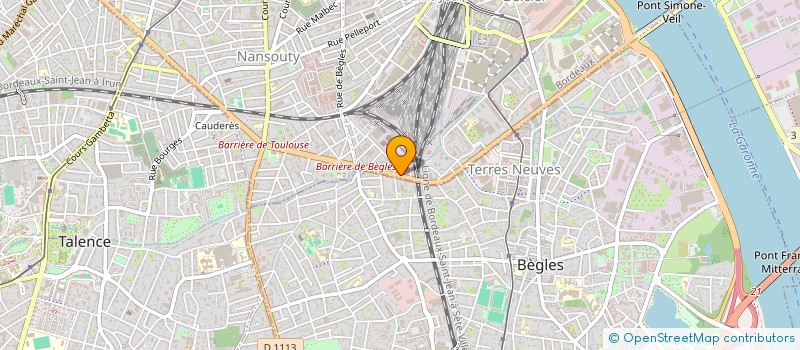 localisation de l'entreprise MDR PRODUCTION  BORDEAUX